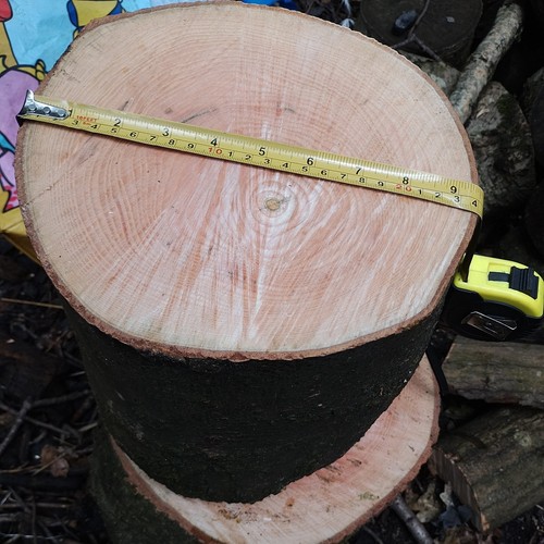 Ash wood chopping block - ash, heavy