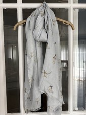 Beautiful pale blue scarf with