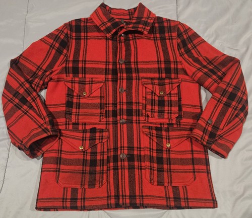 Vintage 50s woolrich mackinaw - vintage,