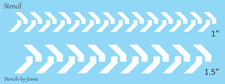 Joanie Border Stencil Tractor
