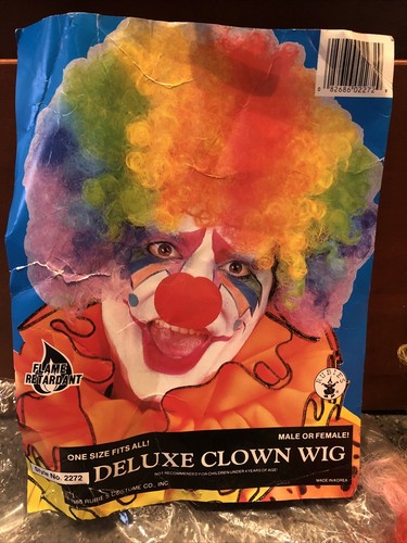 Deluxe clown wig - deluxe,