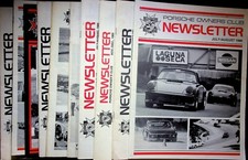Lot of 10 Porsche Owners Club