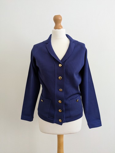 Vintage prova crimplene blue - prova,