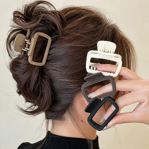 4pc square hair claw clips - 4pc,