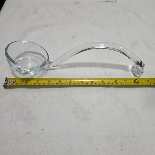Vintage hand blown clear - hand,