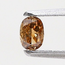 0.10cts COGNAC COLOR OVAL