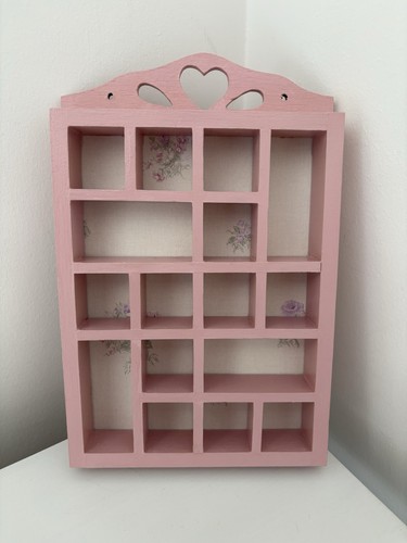 Upcycled thimble shelf pink - thimble,