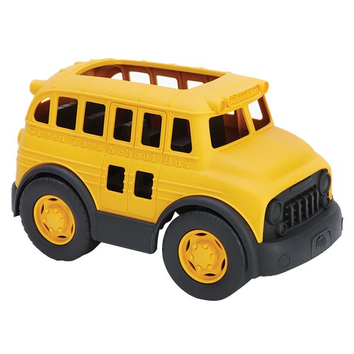 Green toys push along school - green,