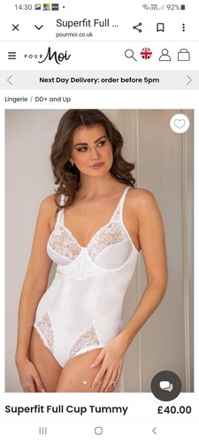 Charnos 34dd bodyshaper full - bodyshaper,