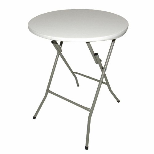 Bolero round folding table - round, in