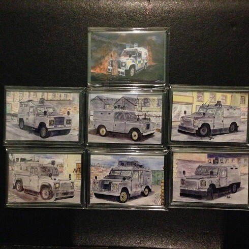 Ruc psni armoured landrovers - psni,