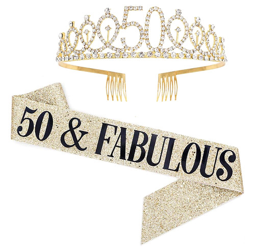 And fabulous sash - 50, &