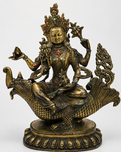 Tibetan nepali gilt bronze - tibetan/nepali,