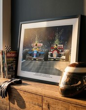 MANSELL & SENNA  1991 A3