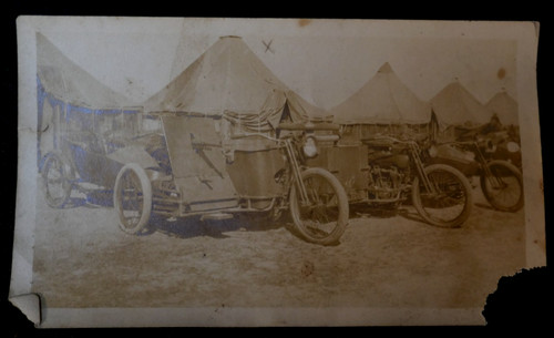Wwi army motorcycle corps - motorcycle,