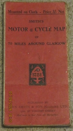 Smith motor cycle map - &,