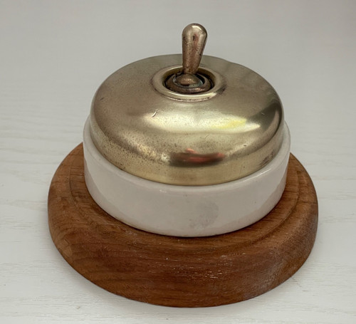 Vintage exalt brass and white - vintage,