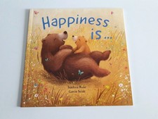 HAPPINESS IS PICTURE BEDTIME STORY BOOK CHILDRENS BABY KIDS TODDLER GIFT