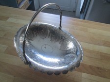 Antique Silver Plated Dish Roberts and Belk Sheffield