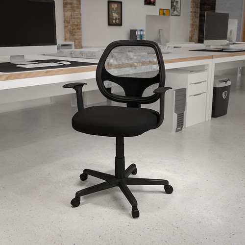Ergonomic mid back black - ergonomic,