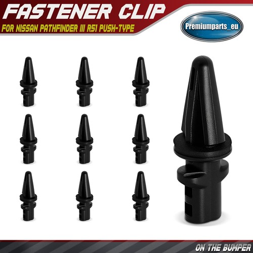 10x nylon rear bumper retainer - 10x,