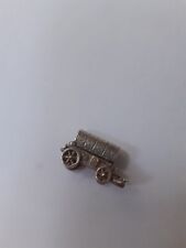 Vintage silver hinged opening