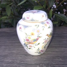 Coalport Small Lidded Ginger Jar Paradise 9.5cm High