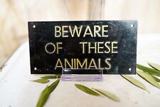 Bristol Zoological Gardens: A Group of Twenty-Six Mid 20thC Enclosure Plaques