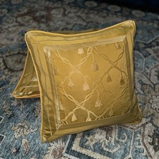 SET OF 2 Tassel Rope Throw