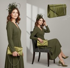 Olive Green Fascinator &