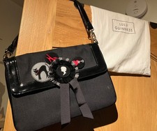 lulu guinness kooky cat black