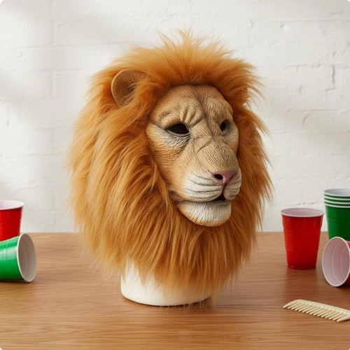 Lion head mask for adults - lion,