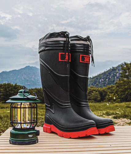 Black red waterproof knee - black, &