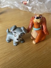 Vintage Lady And The Tramp Figurines