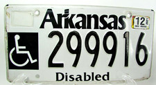 Vintage Arkansas Disabled