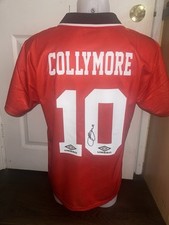 Stan Collymore signed Nottingham Forest 1993  home Shirt *private signing* COA