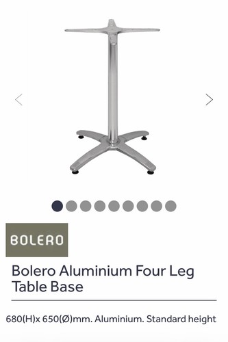 Set bolero aluminium four - bolero,