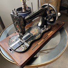 Antique Fiddle Base Hand Crank