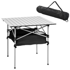 Aluminum Roll-Top Table