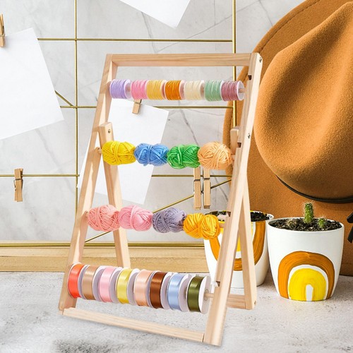 Wooden ribbon organizer - wooden,