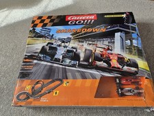 Carrera Go!!! Shakedown -F1 Slot Car Racing Set - Ferrari & Mercedes Benz - Used