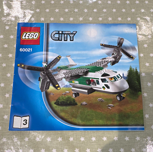 Lego city 60021 cargo plane - lego,