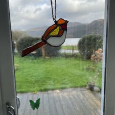 Stained Glass gold Finch