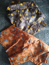 Vintage 1950s/early 1960s printed Acetate fabric panels
