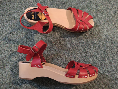 Swedish hasbeens toffel red - toffel,,