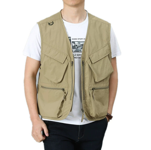 New men fishing - fishing, vest