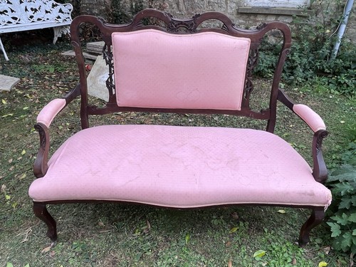Antique pretty two - , sofa
