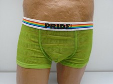 Pride USA Underwear Bottoms Boxers Archery Trunk PRU-093 Small Green New Tag Gay