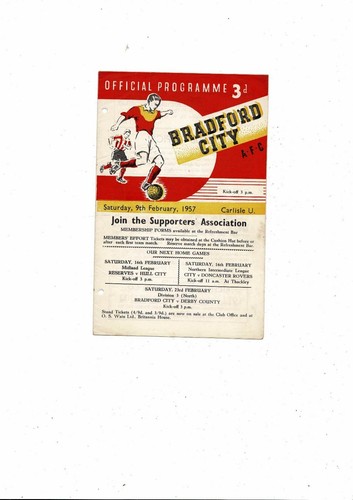 1956 bradford city v - bradford,
