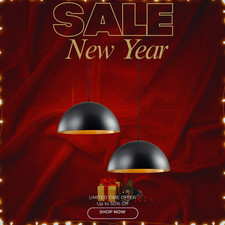 Black Metal Pendant Light